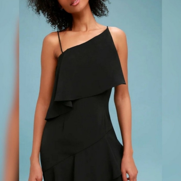 KEEPSAKE the Label No Love Black Midi Dress Size XL NWT - Picture 6 of 14